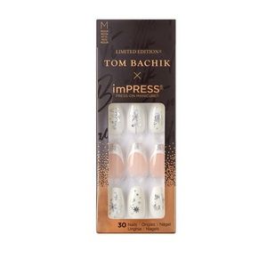 KISS TOM BACHIK x imPRESS Medium Coffin Press-On Nails